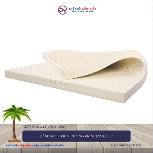 Đệm cao su Kim Cương Princess Gold